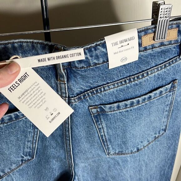 Blank NYC THE HOWARD Mid-Rise Loose Fit Jeans NWT Size 27 - Picture 6 of 8